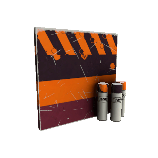 Pumpkin Plastered War Paint (Minimal Wear) backpack.tf